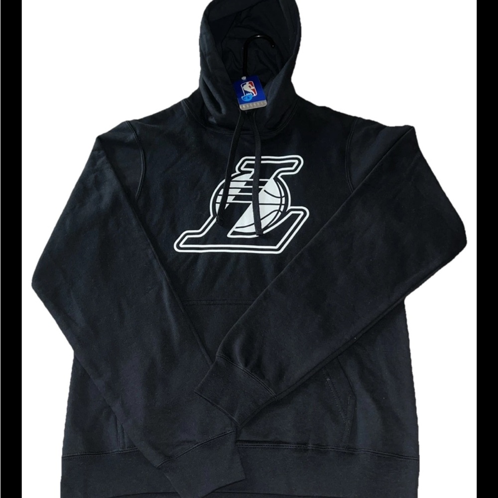 Los Angeles Lakers Hoodie Fanatics SE “Thao” Black White Print NWT 🔥Sz Small